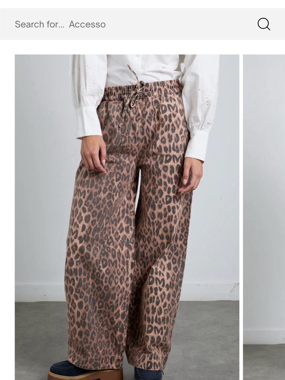 Damson Madder Rafe Leopard Pant - Sz UK8 US4